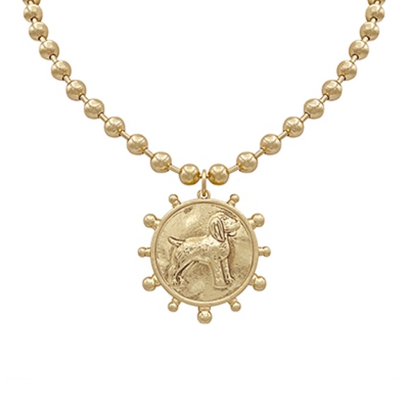 Smokey Hound Dog Necklace Set - Picture 4 of 4